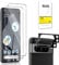E-Hamii Screen Protector Compatible with Google Pixel 8 Pro 5G [2 Pack] + Camera Lens Protector [2 Pack] 9H Tempered Glass[Scratch Resistant,Bubble Free] [Transparente]