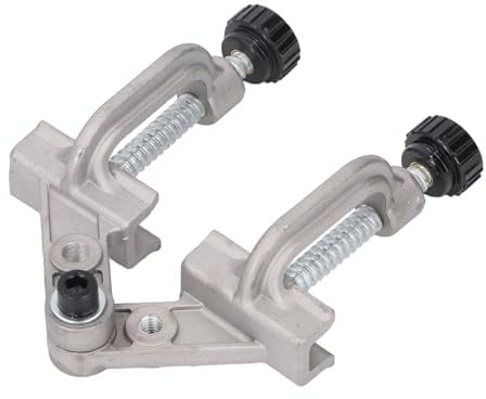 Pipe Clamp, Double Handle Pipe Alignment Clamp with Swinging Jaw, 10° to 180° Adjustable Right Angle Corner Clamp, Pipe Welding Clamp for Woodworking Metalworking