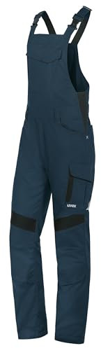 Uvex suXXeed Industry Lange Arbeits-Latzhose - Herren-Arbeitshose mit vielen Taschen - Größe 66