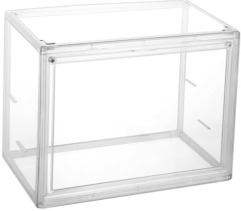 Flearitzo Vetrinetta Espositiva - Vetrinetta Per Collezionismo Modellini con Porta per Vetrina Espositiva adatto per riporre figure da collezione, libri, cosmetici, scarpe e borse - 36x22x27cm