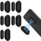 Rubessia 5 Pièces Support de Telecommande Mural Magnétique, support mural en silicone pour télécommande, No Drilling Required Support de Télécommande, Support Magnétique pour Télécommande