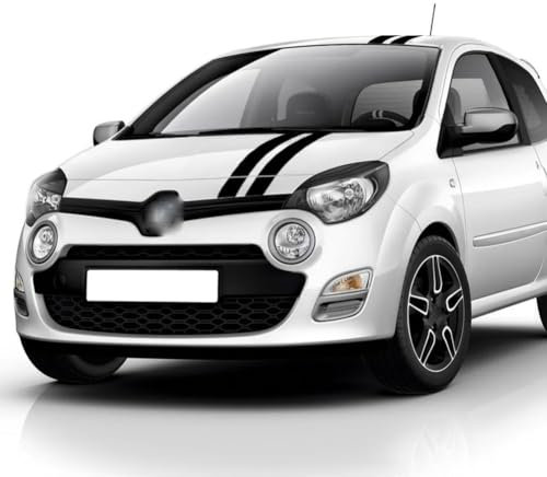 Racing Stripe Style Car Kit Aufkleber, für Renault Twingo 2 3 Vinyl Film Motorhaube Dach Heck Dekor Aufkleber Auto Tuning Zubehör