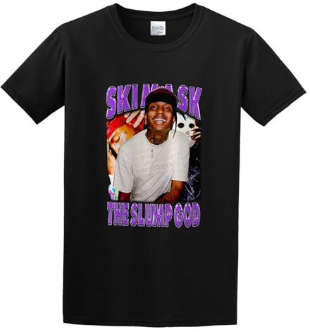 Ski Mask The Slump God Hip Hop Rap T-Shirt Black 3XL