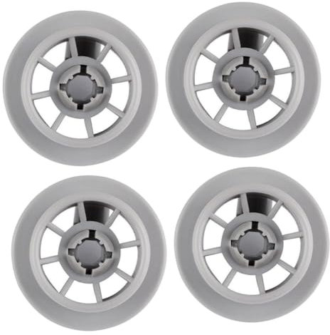 HOODANCOS 4pcs Dishwasher Wheels Replacement Compatible Dishwasher Rack Parts Lower Rack Wheels for Appliances Supplies