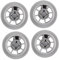 HOODANCOS 4Pcs Dishwasher Wheels for Lower Rack Replacement Durable Appliance Wheels Compatible with Neff Easy Installation for Smooth Gliding and Enhanced Dishwasher