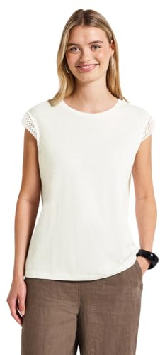 Damen Shirt mit Häkeldetails