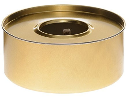 Hussala Basic Flammschale [4 h Brennzeit / 36 Stück], windgeschützte Wachs-Kerze in Aluminium-Dose