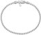 Amberta 925 Sterlingsilber Armkette - Kugelkette Armband - 2 mm Breite - Verschiedene Längen: 18 19 cm (19cm)