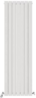iBathUK Apex Tall Vertical Radiator, Double Flat Panel Radiators, 1800x532mm Slim Radiator, Wall Mounted for Bathroom,Kitchen,Living Room- White