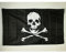 AZ FLAG - Bandera Pirata Calavera Y Huesos - 150x90 cm - Bandera De Los Piratas 100% Poliéster ligero Con Ojales de Metal integrados - 80g