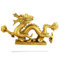 Chinesische Drachen-Figur/Statue, Messing, Dekoration