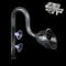 SENZEAL 17mm Aquarium Auslauf Glas Lily Pipe Wasserpflanze Rohr mit Acryl-Clip für Fisch