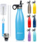 SHEEFLY Insulated Water Bottles with Straw-500ml Water Bottle Metal Water Bottles,BPA Free Leakproof Stainless Steel Water Bottles-Gym Running Sports Water Bottle for Kids Girls Boys adults