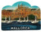Kühlschrankmagnet mit 3D-Mallorca-Motiv, Souvenir, Dekoration für Zuhause und Küche, Mallorca, Spanien