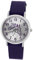Pacific Time Mädchen Uhr Pferde analog Quarz mit Textil Wechselarmband violett 10302