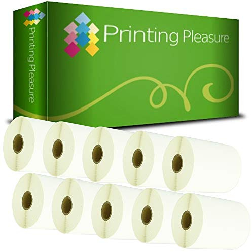 Printing Pleasure 10 x Zebra 100mm x 210mm Compatible Direct Thermal Labels for Zebra Type Printers | 200 Labels per Roll