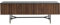 Kare Desgin Lowboard Apiano, braun/schwarz, Sideboard, TV-Konsole, 3 Türen, 3 Fächer, handgearbeitet, 55x150x40cm (H/B/T)