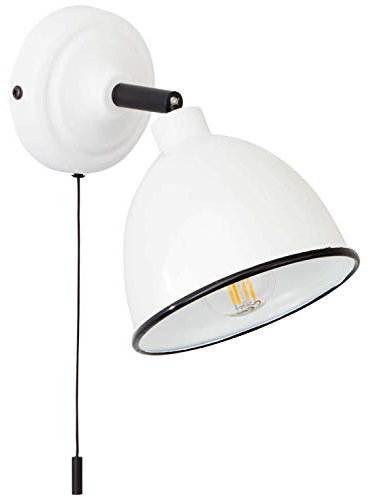 Brilliant Telio Wandlamp Bedlamp Wit aan/uit schakelaar
