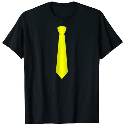 Legendär Krawatte Gelb Karneval Schlips Team T-Shirt