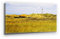 Atemberaubendes Nordsee Panorama Leinwand-Bild 120x60cm, Motiv Insel Baltrum. Ein einzigartiges XXL Wandbild als Deko für Wohnzimmer, Schlafzimmer, Küche. Aufgespannt auf Holzrahmen