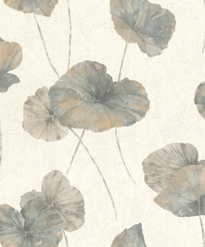 Rasch Tapeten Vliestapete (Floral) Blau 10,05 m x 0,53 m Andy Wand 458220