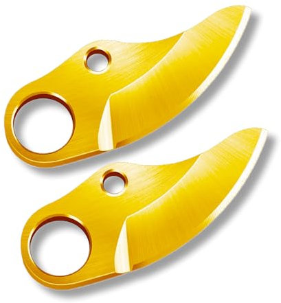 BAIDELE Lame Supérieure (2 pièces) pour Sécateur Électrique 830B, Acier à Haute Teneur en Carbone Plaqué Titane, Bypass, Argent, Moderne