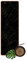 Yogamatte - Marmor Schwarz-Gold, 61cm x 183cm, Kork