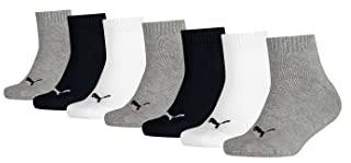PUMA KIDS Quarter Socken Sneaker Gr. 23-42 für Mädchen und Jungen 7 Paar