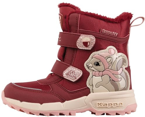 Kappa Stylecode: 261045k Flake Ii Tex K Girls Schneestiefel, Dk Red Rosé, 33 EU