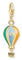 THOMAS SABO Charm-Anhänger bunter Heißluftballon 18 Karat vergoldetes Silber 1922-565-7