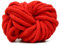 Maxee Dicke Wolle Garn 250g, Sperrige Armstricken Wolle, Soft Arm Knitting, XXL Grobstrick Weiches Wollgarn, zum Häkeln für Decke, Perfekt zum Weben von Haustier Nest, Decken, Zierkissen-17 Großes Rot