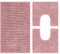 Il Gruppone Passione Casa Set Tappeti Bagno con Fondo Antiscivolo Lavabili in Lavatrice Assorbenti 45 x 75 Cm 3 Pezzi - Rosa