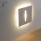LongLife LED Treppenleuchten mit Bewegungsmelder eckig weiß 1,5W - Lichtfarbe: CCT - Lichtaustritt: Fokus Einbauleuchte für Treppen, Flur