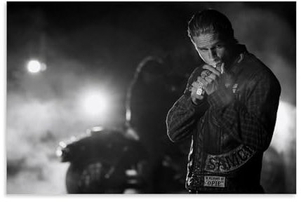 DEEBOW Jax Teller-SOA Poster, dekoratives Gemälde, Leinwand, Wandposter und Kunstdruck, modernes Familienschlafzimmer-Dekor-Poster, 30 x 45 cm