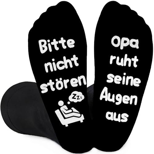 Geschenke für Männer, geschenk für männer Opa geburtstagsgeschenk Mann Lustige Socken Herren 70 80 Geburtstag Geschenk Papa Geschenkideen Adventkalender Füllung wichtelgeschenk Weihnachten Geschenke