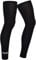 TCA Leg Sleeve with UPF 50+, Anti-Slip, All Season Cycling Leg Warmers for Men and Women for Cycling, Running, Walking, Basketball - Full Leg Compression Sleeve - Black, L