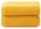 Top Towel - Plus - Lot de 2 Serviettes de Bidet - Serviettes de Bain - Petites Serviettes - 100% Coton - 400 g/m² - Dimensions 30 x 50 cm - Or