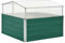 LAPOOH Serre de jardin en acier galvanisé vert 100 x 100 x 77 cm