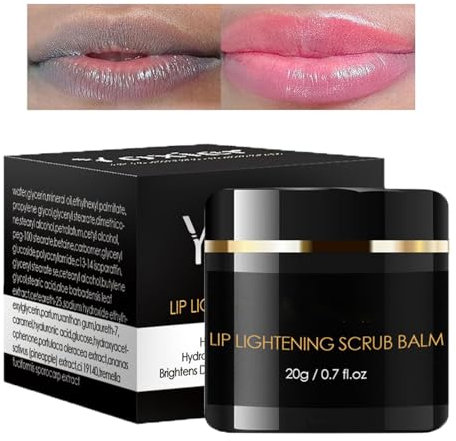 Lip Scrub Exfoliator Lip Lightening Scrub Lip Lightening For Dark Lips,Moisturizing Lip Scrub Lip Care to Remove Dead Skin,Lip Brightening for Dark Lips Lip Exfoliator Scrub for Chapped & Cracked Lip