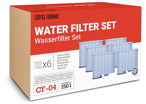 Coffee Format SET 6 Stück Wasserfilter kompatibel mit Kaffeautomat Saeco, Philips, Ersatz für Saeco AquaClean und CA6903, CA6903/00, CA6903/01,CA6903/10, CA6903/22, CA6903/47, CA6903/99
