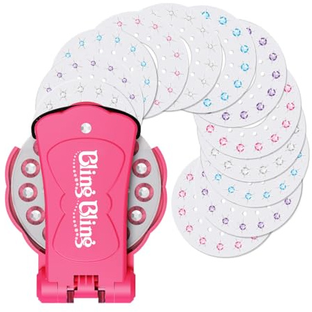 XPEX Glitzer haare Glitzersteine haare Diamond Hair Machine Hair Gemstone Styler Hair Glitter Machine Haare Glitzersteine Maschine with 180 Hair Gems Haar Glitzer Gerät Strasssteine Gemstone Styler