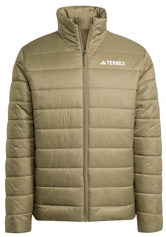 adidas Men's Terrex Multi Essentials Insulated Jacket, Olive Strata, XL