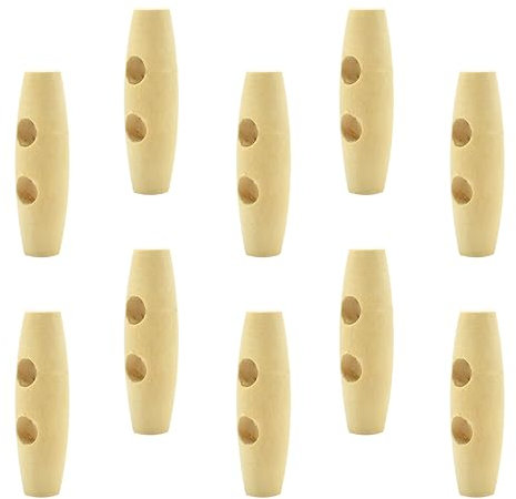 FSLiving 10-Pack Wooden Art Cord Adjuster Brown Color Cable Management Accessories for Pendant Light PJ0745-01