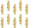 FSLiving 10-Pack Wooden Art Cord Adjuster Brown Color Cable Management Accessories for Pendant Light PJ0745-01