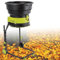 Corded Electric Leaf Mulcher Shredder, Bladeless Portable Garden Shredder with Wheels, 8000rpm Shredders and Chippers with Collection Bag, Funnel Diameter 54cm, for Garden Leaves, Compost,10m
