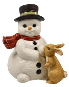 Goebel Figur Schneemann Eine Winterfreundschaft - Winterwald Weihnachten