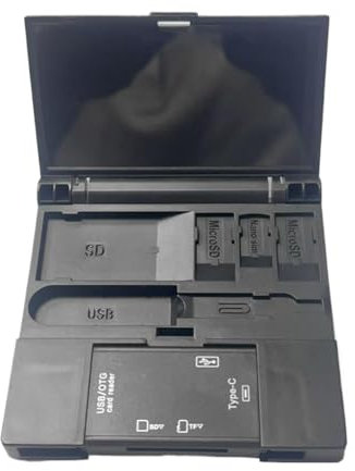 Kit de lector de tarjetas USB - Flash TF de alta velocidad, plug del lector de tarjetas | Teléfono lector de tarjetas USB portátil, ordenador fotográfico digital, diseño compacto para viajes, flash TF