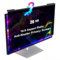 Hoktods Magnetic Hanging Computer Privacy Screen Filter 20 Inch, Removable Aluminum Alloy Privacy Shield for 16:9 Widescreen Monitor, Eye Protection Anti Glare Blue Light Filter
