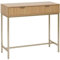 Paris Prix Five Simply Smart - Console 2 Tiroirs Tasso 90cm Naturel