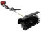 Hydrangeary Gas Power Sweeper 4-Stroke Lawn Yard Sweeper Outdoor Handheld Gasoline Power Broom 31cc Single Cylinder Air-Cooled Artificial Grass Gas Power Brush for Outdoor Garden Lawn Snow Cleaner